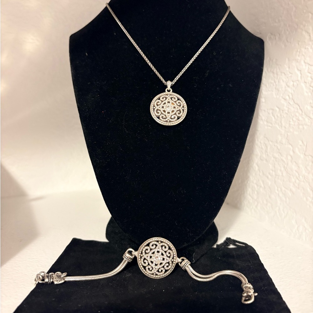 Brighton Illumina Pendant Necklace and Bracelet Set